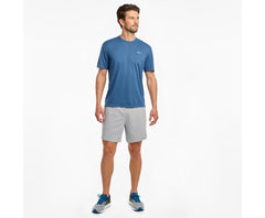 Saucony Outpace 7" Short Alloy | Men Bottoms