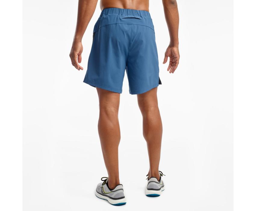 Saucony Outpace 7" Short Ensign Blue | Men Bottoms