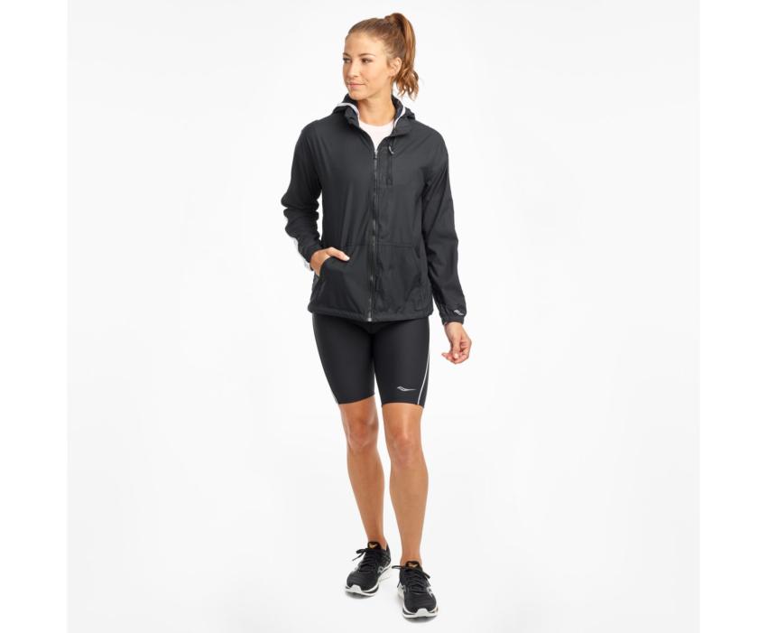 Saucony Packaway Jacket Black | Women Jackets