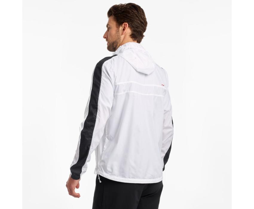 Saucony Packaway Jacket White | Men Jackets