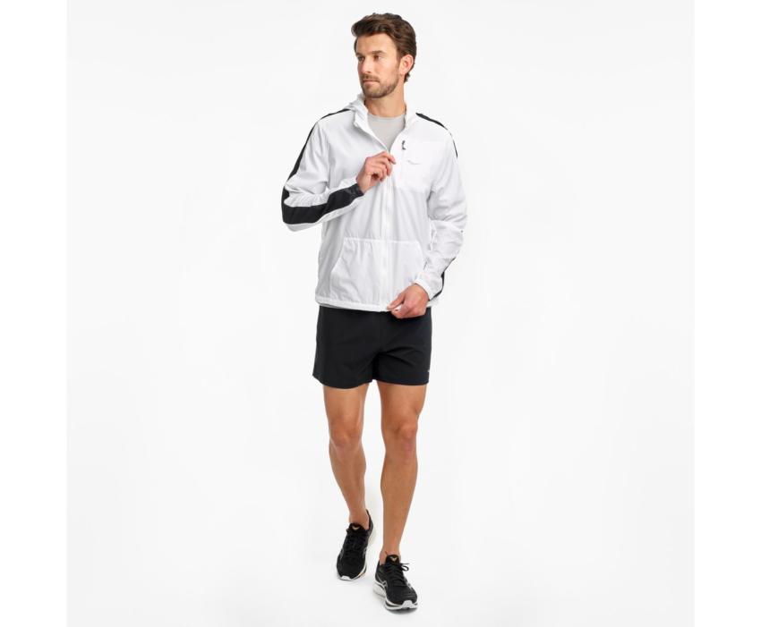 Saucony Packaway Jacket White | Men Jackets