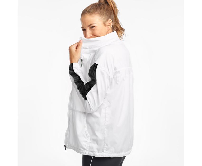 Saucony Packaway Jacket White | Women Jackets