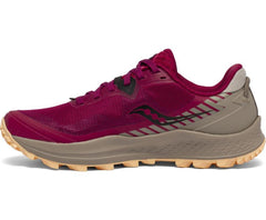 Saucony Peregrine 11 Cherry / Gravel | Women Running