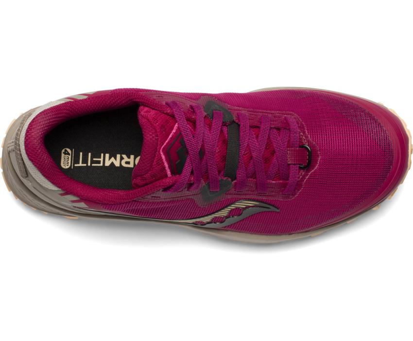 Saucony Peregrine 11 Cherry / Gravel | Women Running