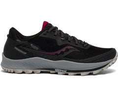 Saucony Peregrine 11 GTX Black / Cherry | Women Running