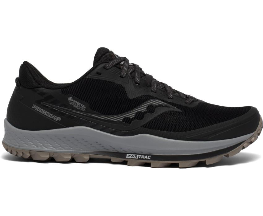 Saucony Peregrine 11 GTX Black / Gravel | Men Running