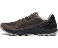 Saucony Peregrine 11 Wide Gravel / Black | Men Running