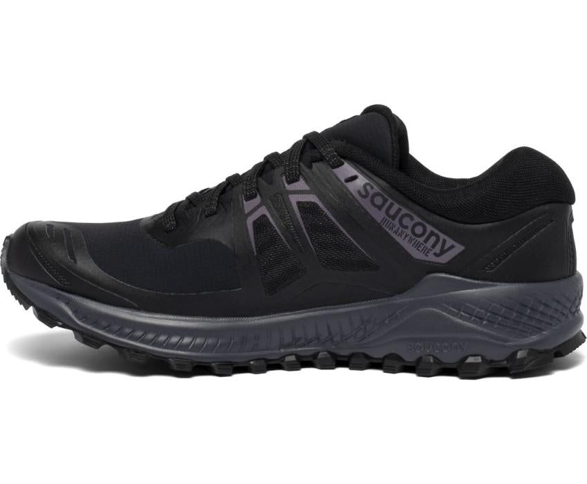 Saucony Peregrine ICE+ Black / Lavender | Women Running