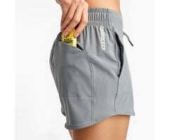 Saucony Ramble 5" Short Castlerock | Women Bottoms