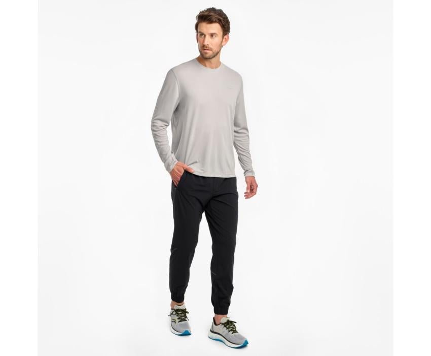 Saucony Rerun Jogger Pant Black | Men Bottoms