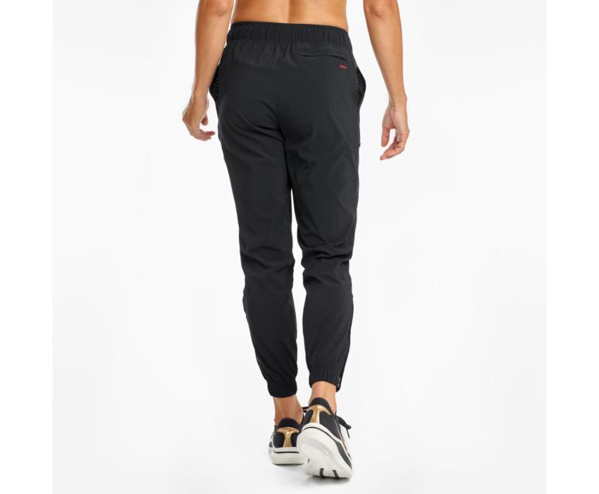 Saucony Rerun Jogger Pant Black | Women Bottoms