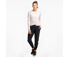 Saucony Rerun Jogger Pant Black | Women Bottoms