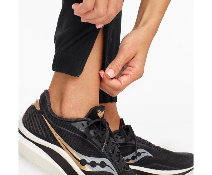 Saucony Rerun Jogger Pant Black | Women Bottoms