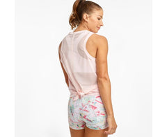 Saucony Rerun Tank Barely Pink | Women Tops