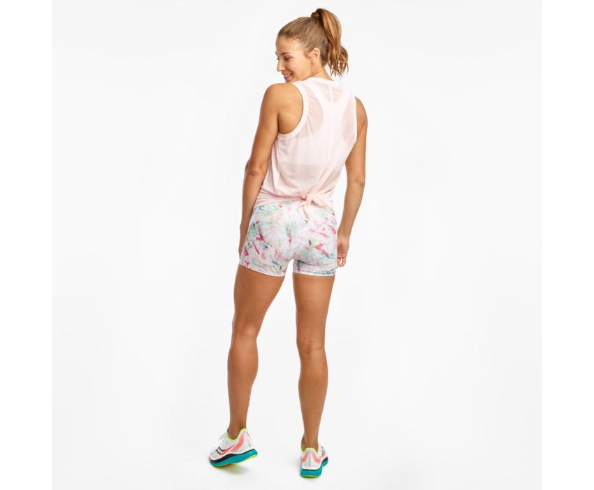 Saucony Rerun Tank Barely Pink | Women Tops