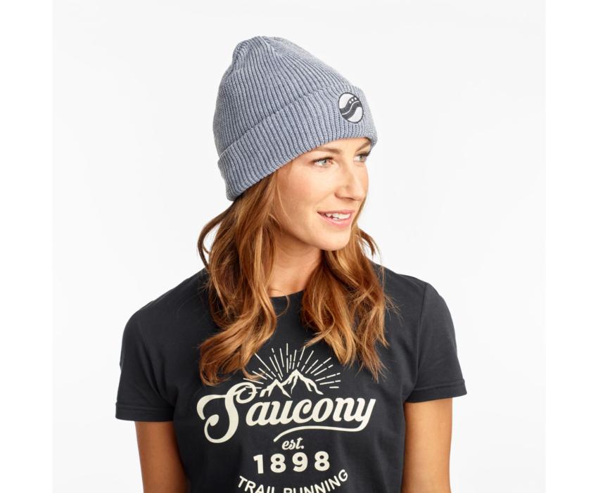 Saucony Rested Beanie Medium Grey Heather | Men/Women Hats