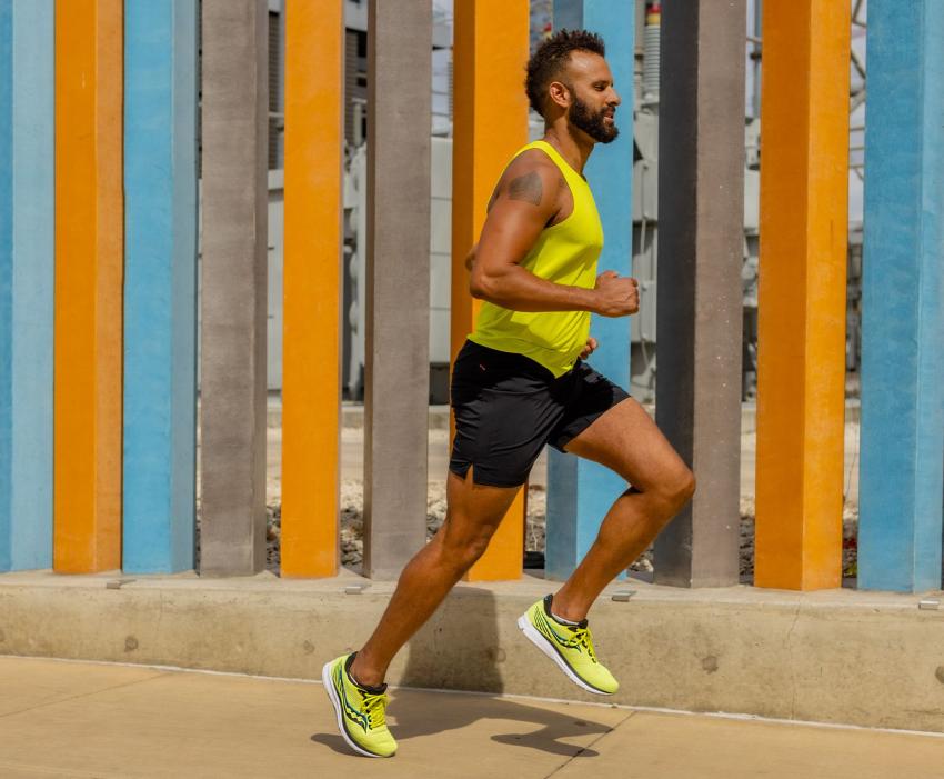 Saucony Ride 14 Citrus / Black | Men Running