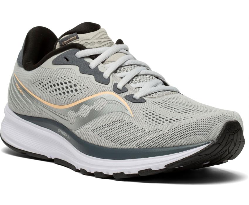 Saucony Ride 14 Fog / Sunset | Women Running