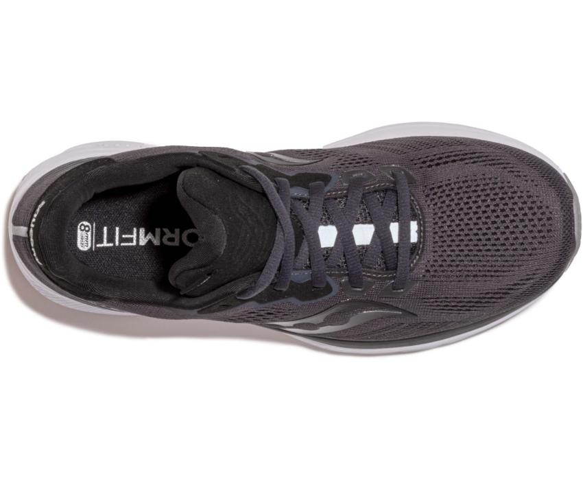 Saucony Ride 14 Wide Charcoal / Black | Women Running