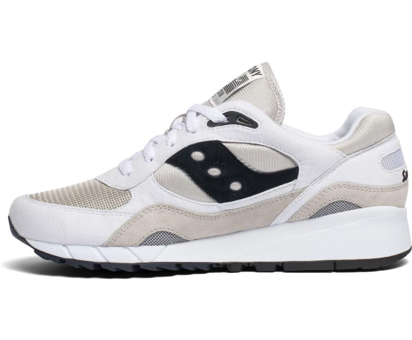 Saucony Shadow 6000 White / Grey / Black | Men Shadow