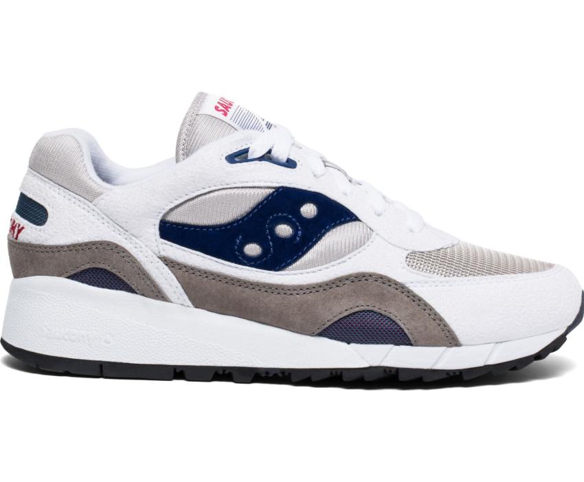 Saucony Shadow 6000 White / Grey / Navy | Men Originals