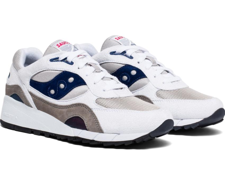 Saucony Shadow 6000 White / Grey / Navy | Men Shadow