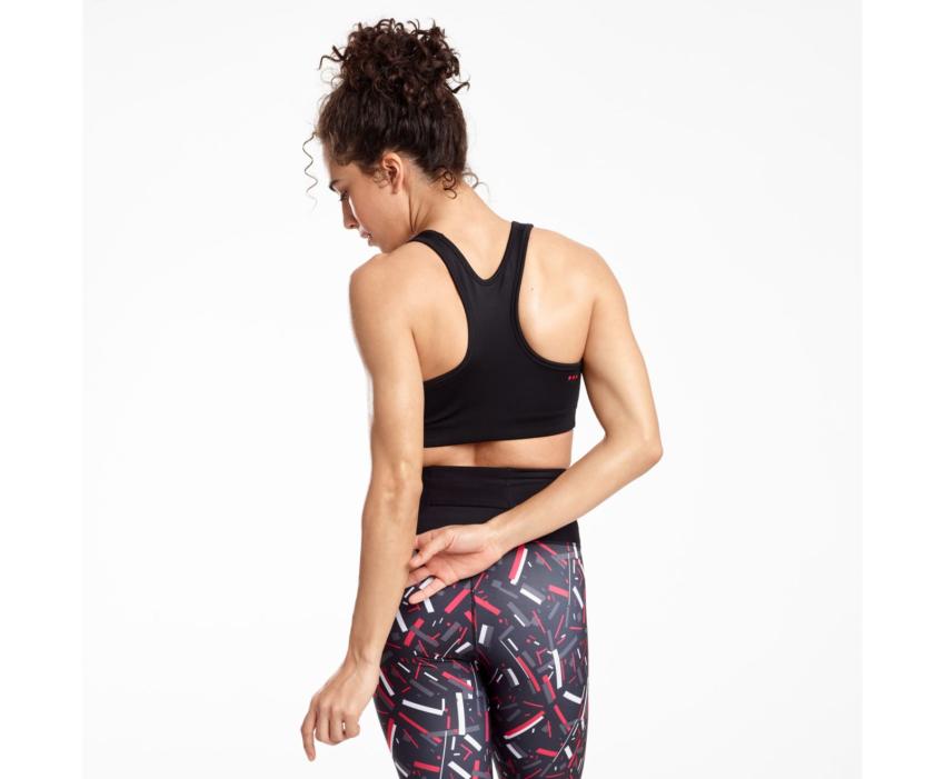 Saucony Skyrocket Bra Black | Women Tops