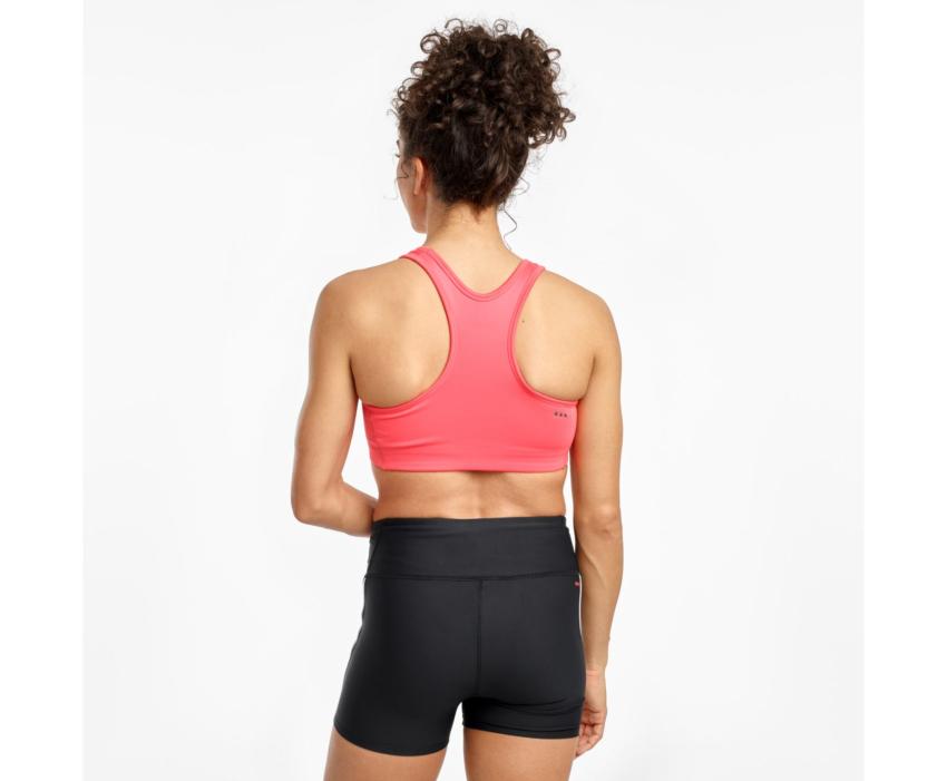 Saucony Skyrocket Bra Calypso Coral | Women Tops