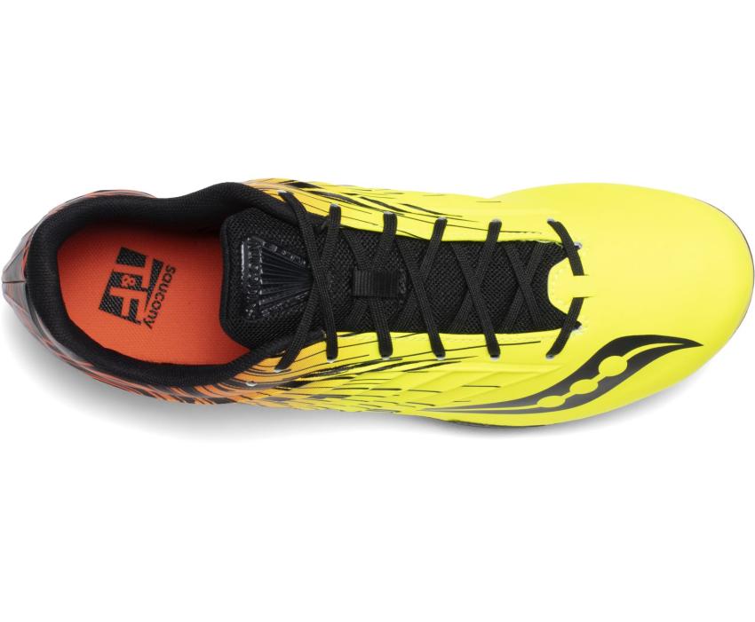 Saucony Spitfire 5 Citron / Black | Men Running