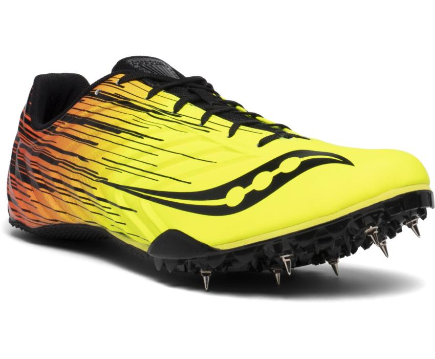 Saucony Spitfire 5 Citron / Black | Men Running