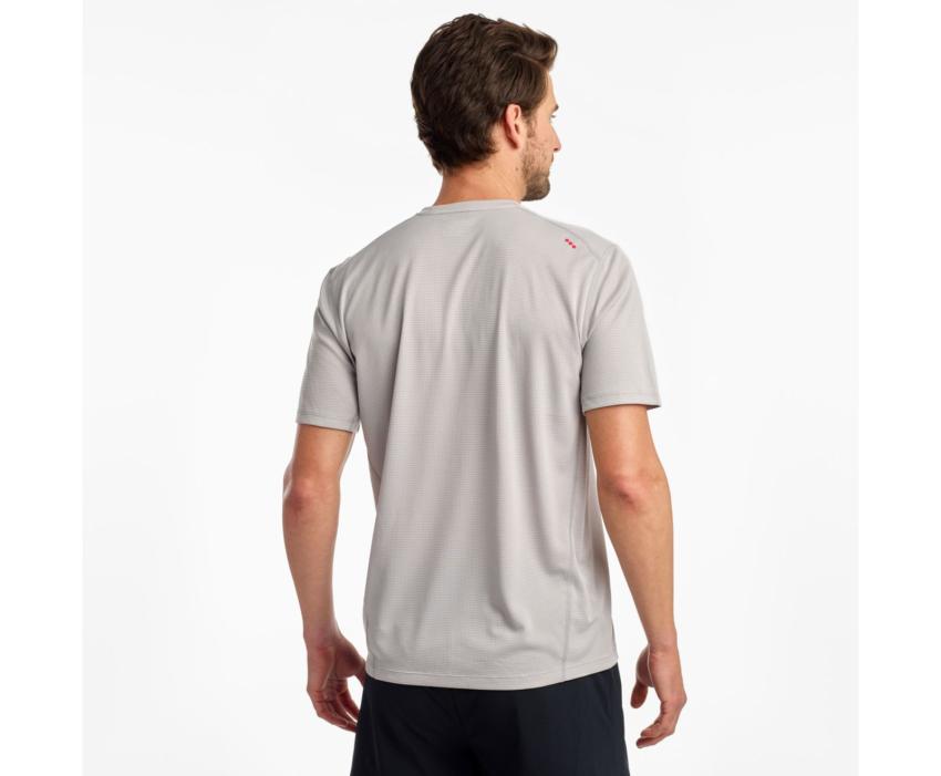 Saucony Stopwatch Short Sleeve Alloy | Men Tops