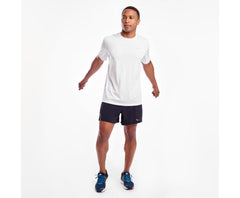 Saucony Stopwatch Short Sleeve White | Men Tops