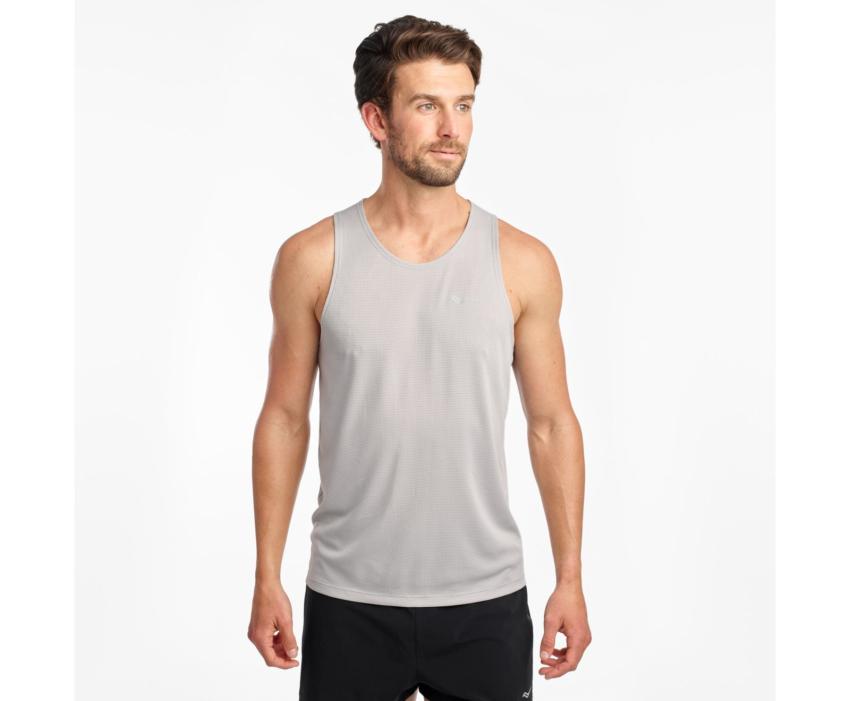 Saucony Stopwatch Singlet Alloy | Men Tops
