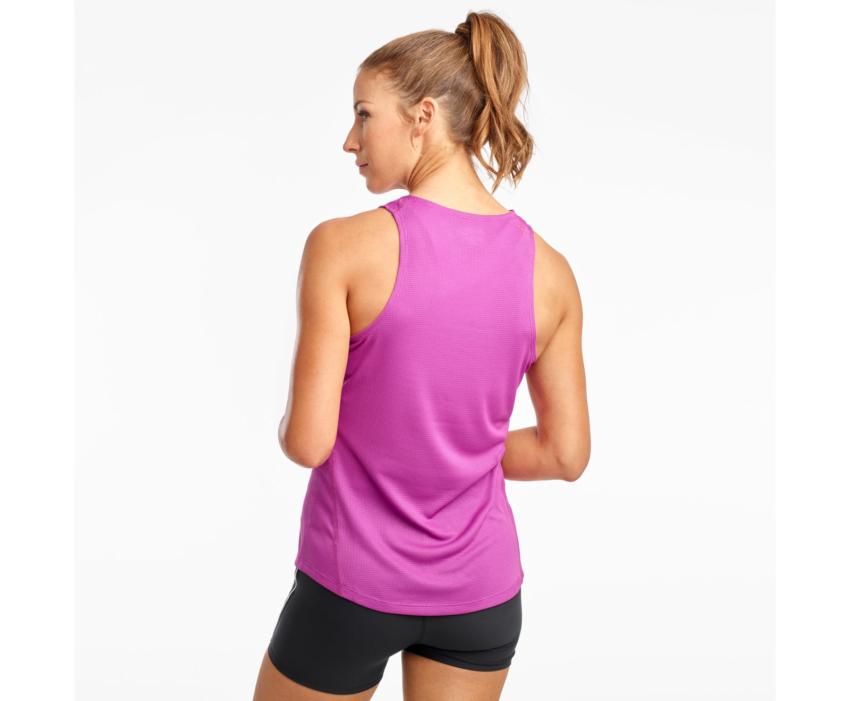 Saucony Stopwatch Singlet Clover | Women Tops