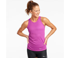 Saucony Stopwatch Singlet Clover | Women Tops