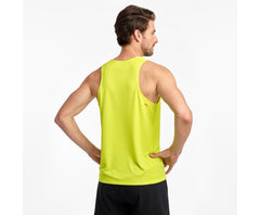 Saucony Stopwatch Singlet Evening Primrose | Men Tops