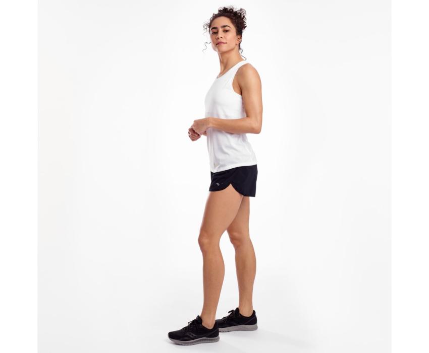 Saucony Stopwatch Singlet White | Women Tops