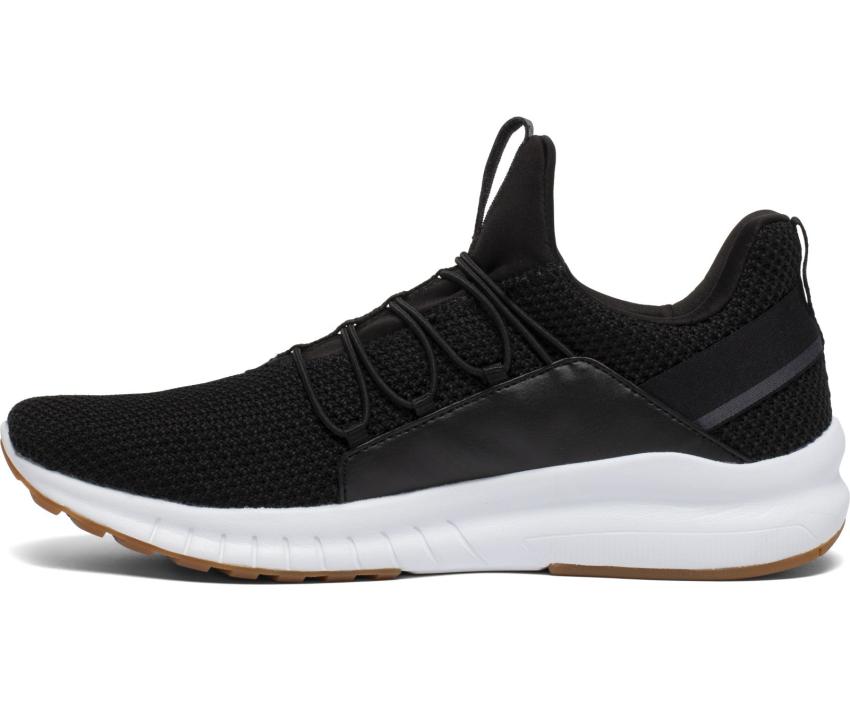 Saucony Stretch &amp; Go Glide Black / Gum | Men Running