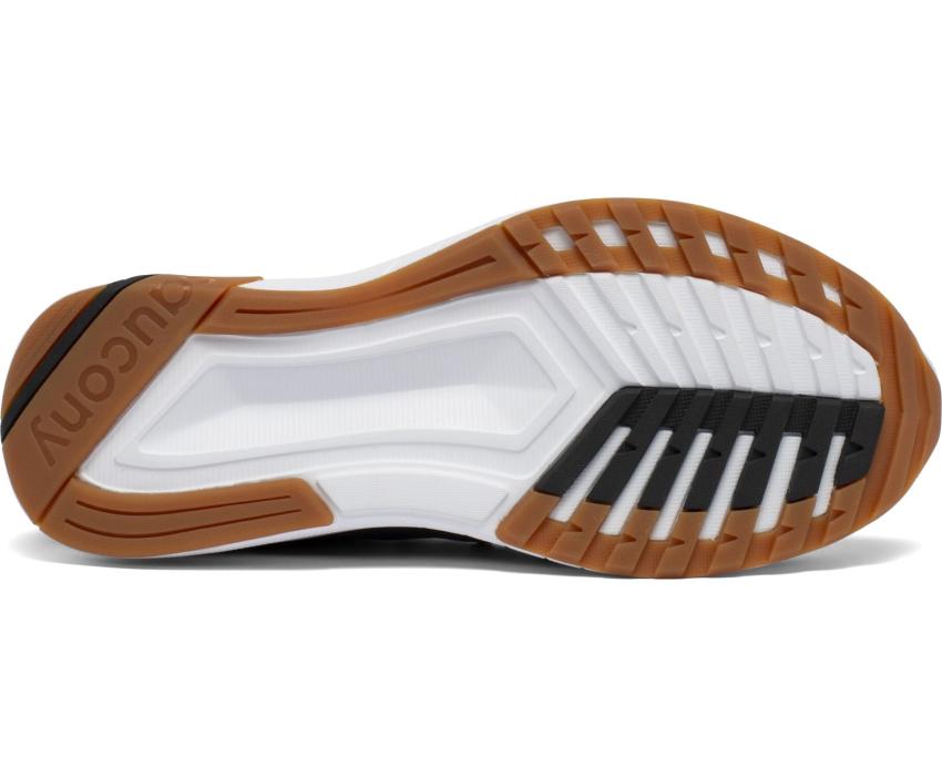 Saucony Stretch &amp; Go Glide Black / Gum | Men Running