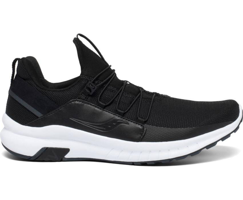 Saucony Stretch &amp; Go Glide Black / White | Men Running