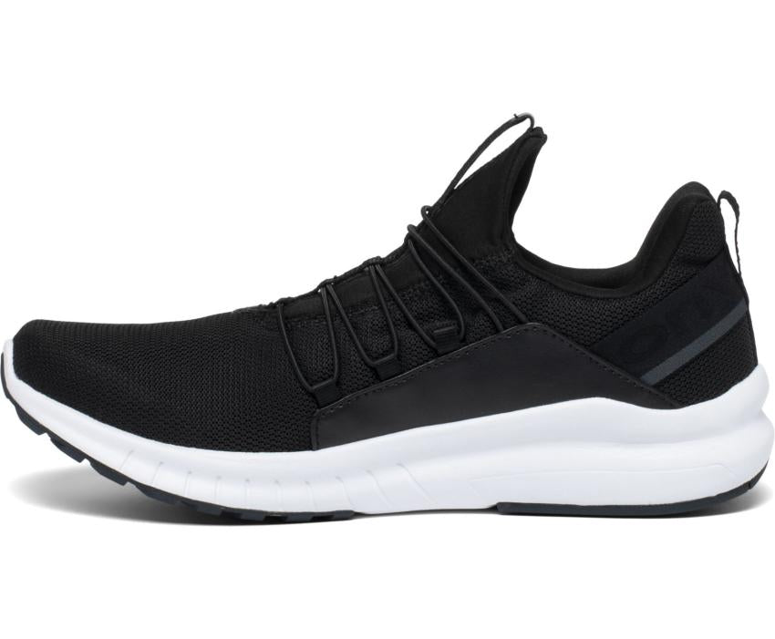Saucony Stretch &amp; Go Glide Black / White | Men Running