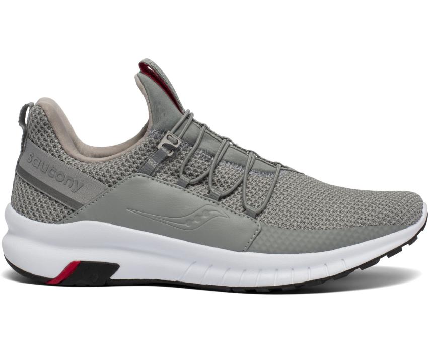 Saucony Stretch &amp; Go Glide Grey / White | Men Running
