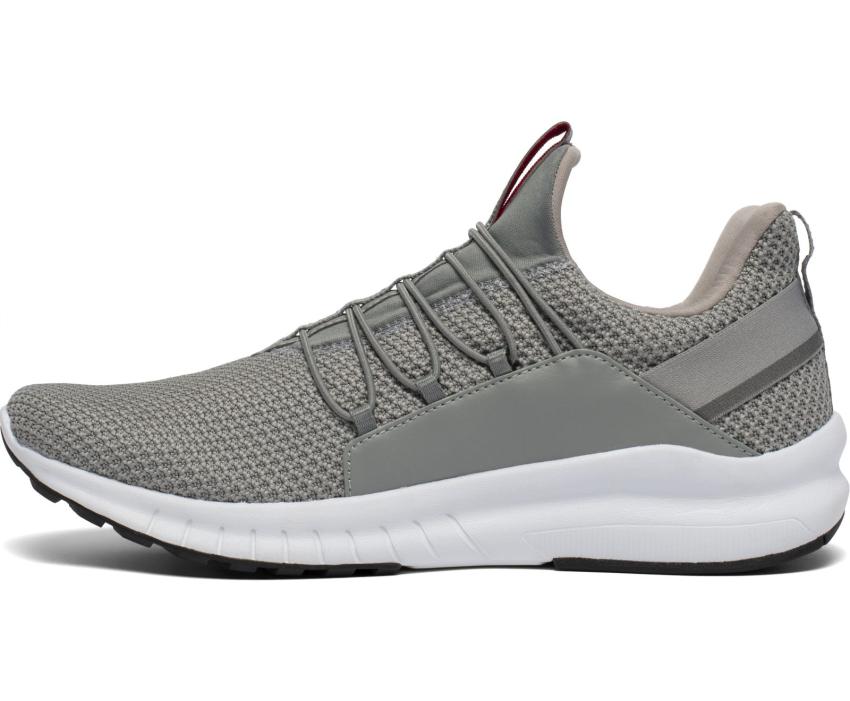 Saucony Stretch &amp; Go Glide Grey / White | Men Running