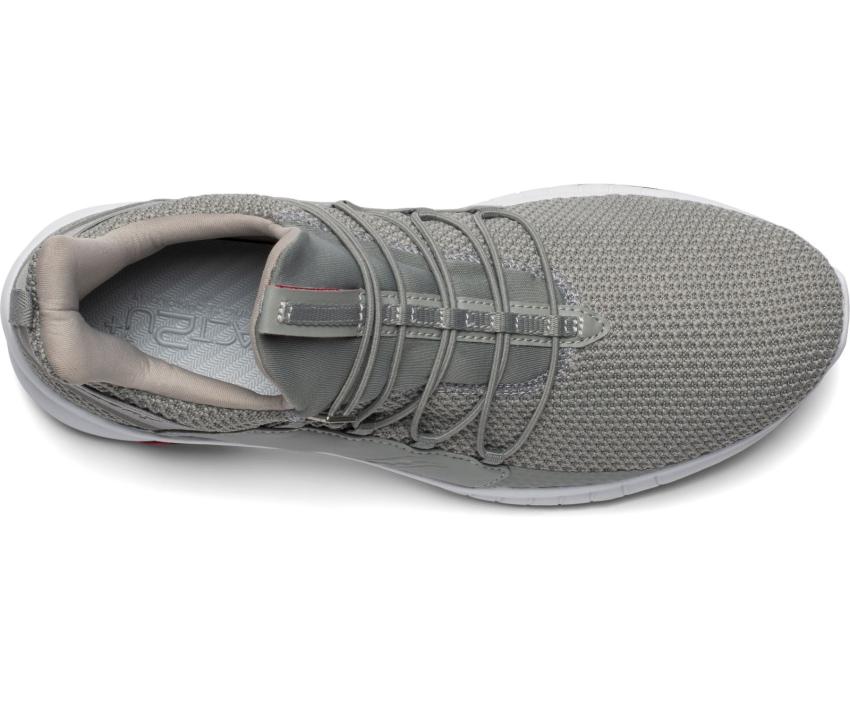 Saucony Stretch &amp; Go Glide Grey / White | Men Running