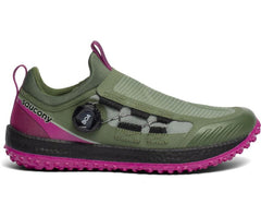 Saucony Switchback 2 Pine / Fuchsia | Women Running