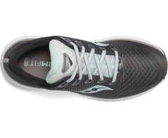 Saucony Triumph 18 Wide Charcoal / Sky | Women Wide Widths