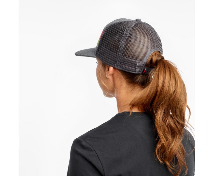 Saucony Trucker Hat Dark Grey Heather | Men/Women Hats