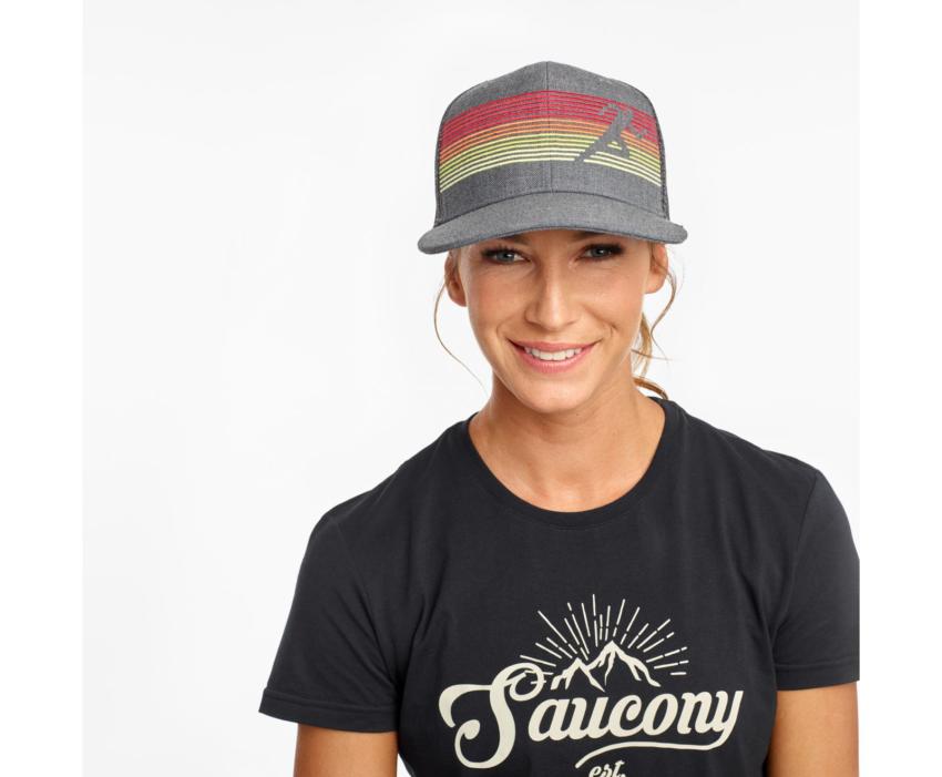 Saucony Trucker Hat Dark Grey Heather | Men/Women Hats