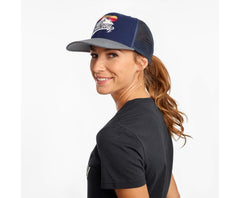 Saucony Trucker Hat Navy | Men/Women Hats