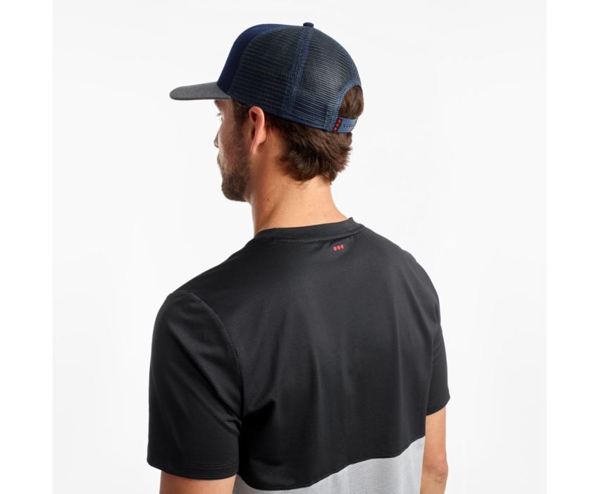 Saucony Trucker Hat Navy | Men/Women Hats